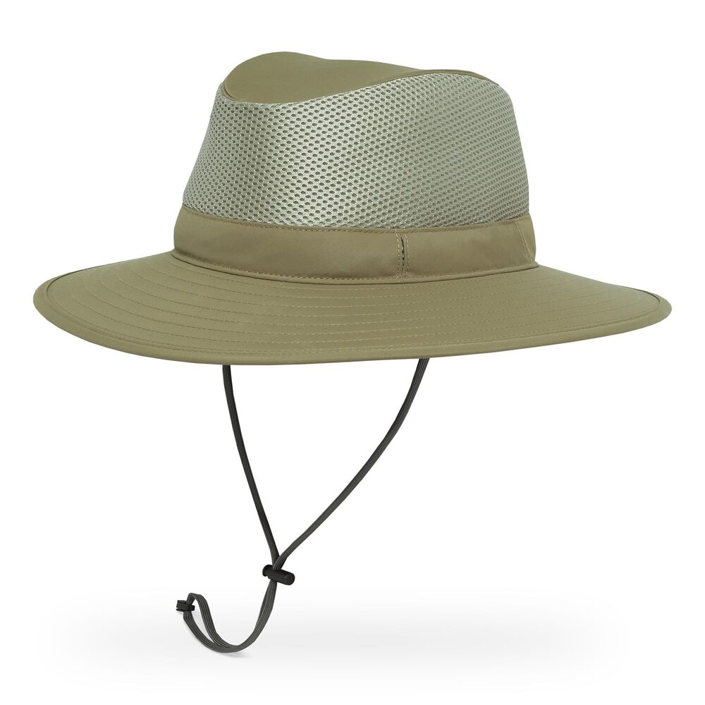 1418 Unisex-Adult Charter Breeze Hat, Dark Khaki, Large